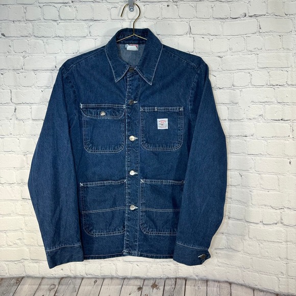 Pointer Brand Other - Pointer Brand Mens Denim Chore Coat Jacket Indigo Blue Made in USA LC King Small